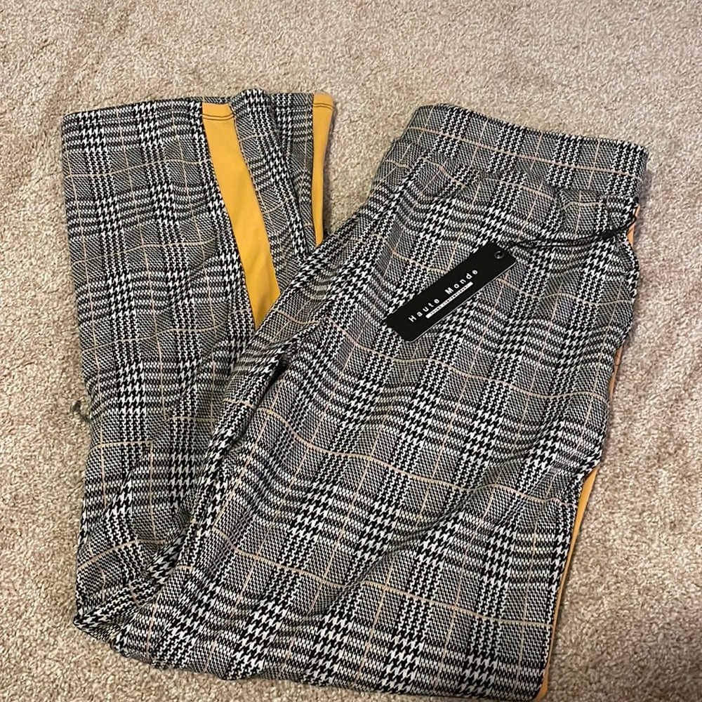 Plaid trousers